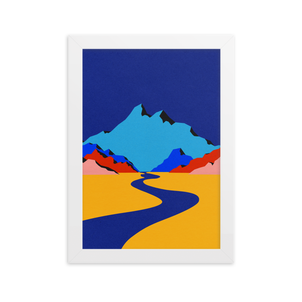 Framed Fine Art Print – Rocky Mountains