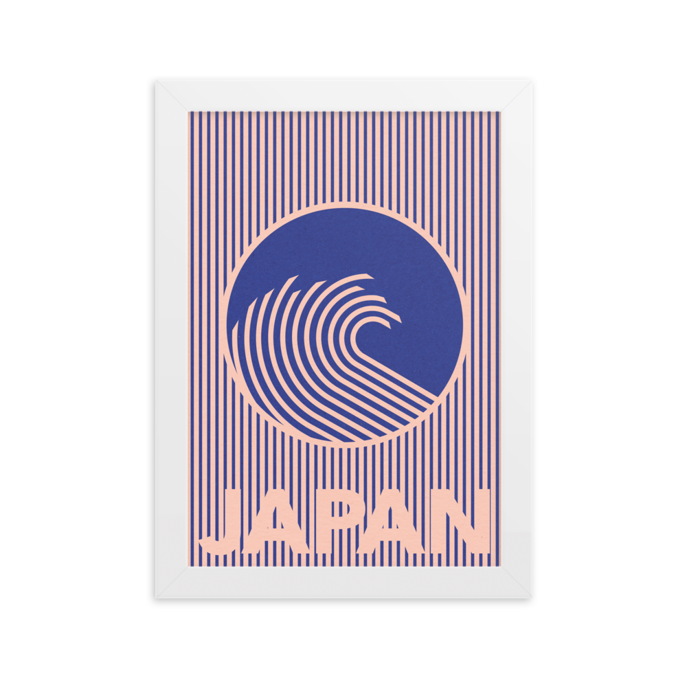 Framed Fine Art Print – The Great Wave Of Japan