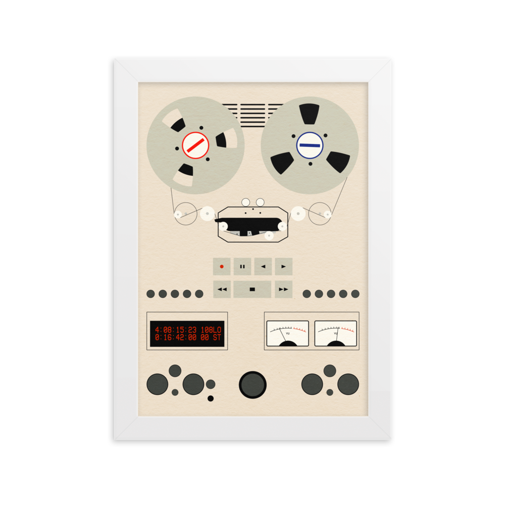 Framed Fine Art Print – Reel To Reel