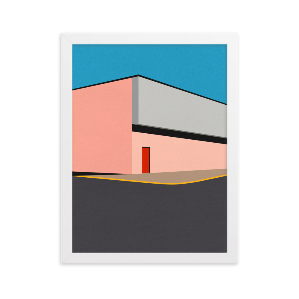 Framed Poster Art Print Illustration – Warehouse 23