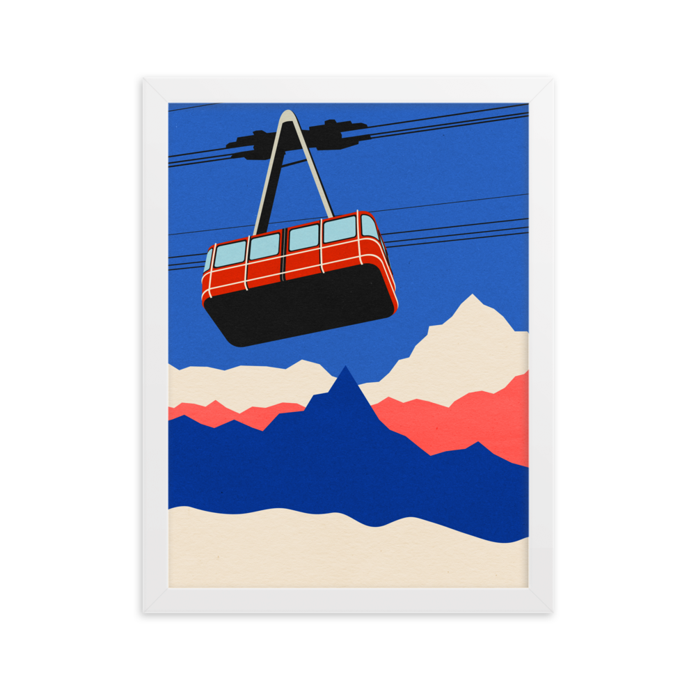 Framed Fine Art Print – Blue Mountain Ski Resort