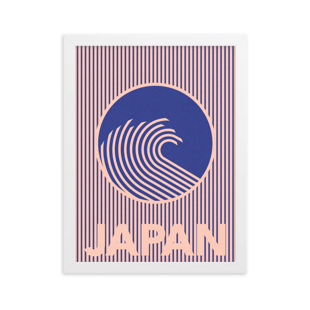 Framed Fine Art Print – The Great Wave Of Japan