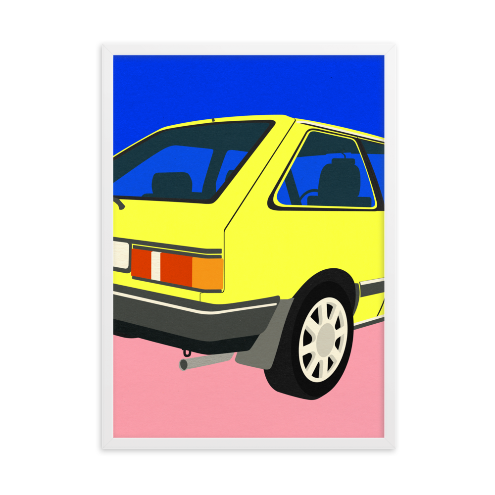 Framed Poster Art Print Illustration – M323