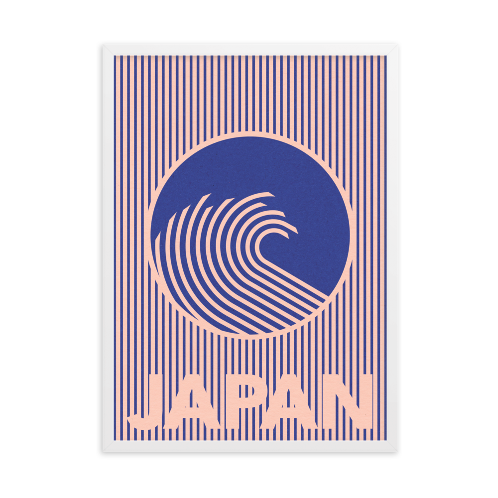 Framed Fine Art Print – The Great Wave Of Japan