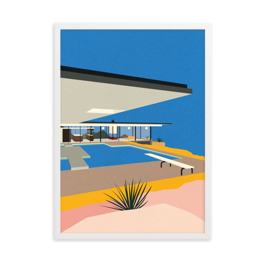 Framed Fine Art Print – LA Stahl House