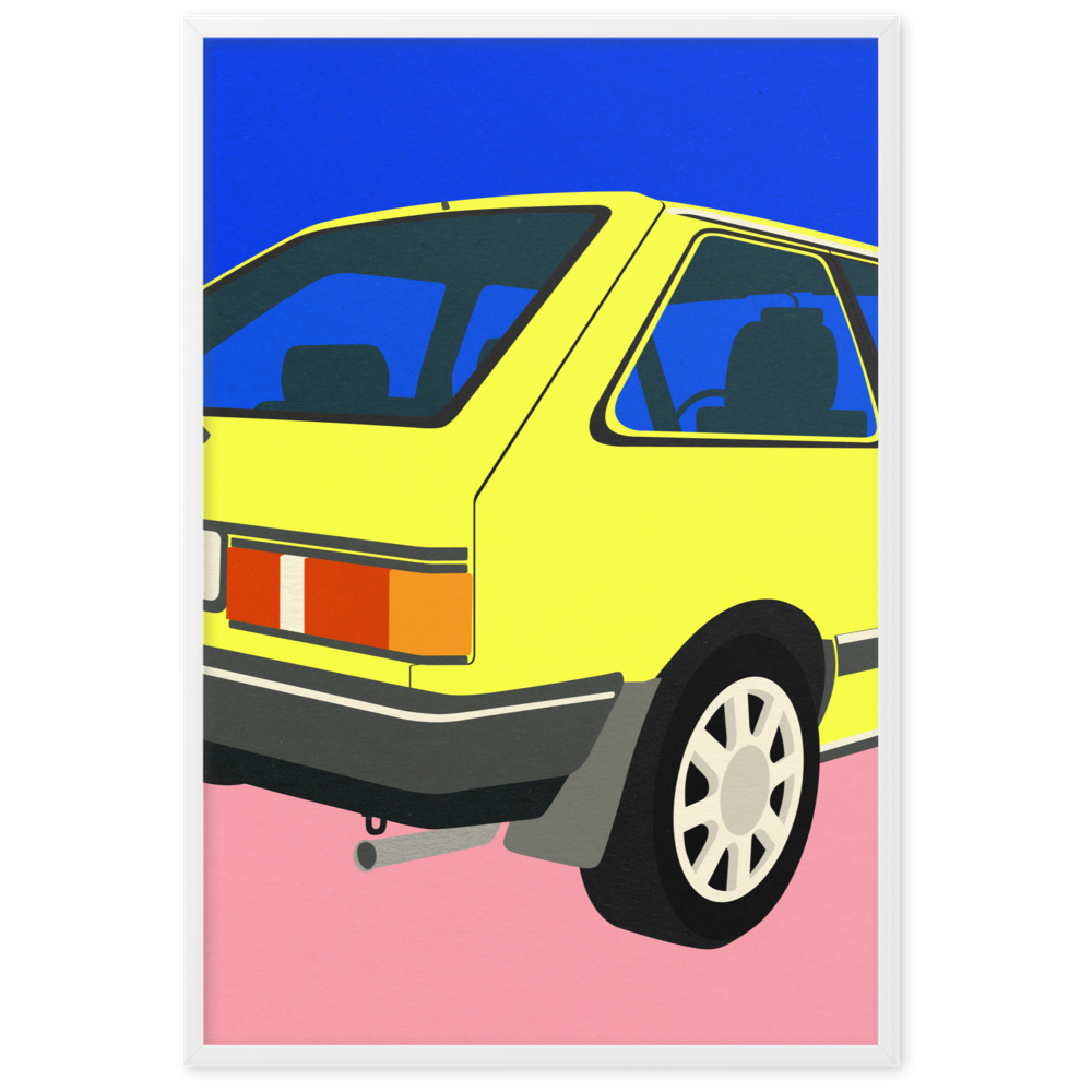 Framed Poster Art Print Illustration – M323