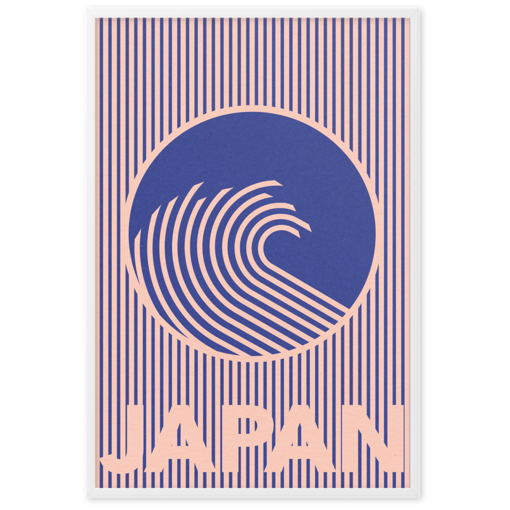 Framed Fine Art Print – The Great Wave Of Japan