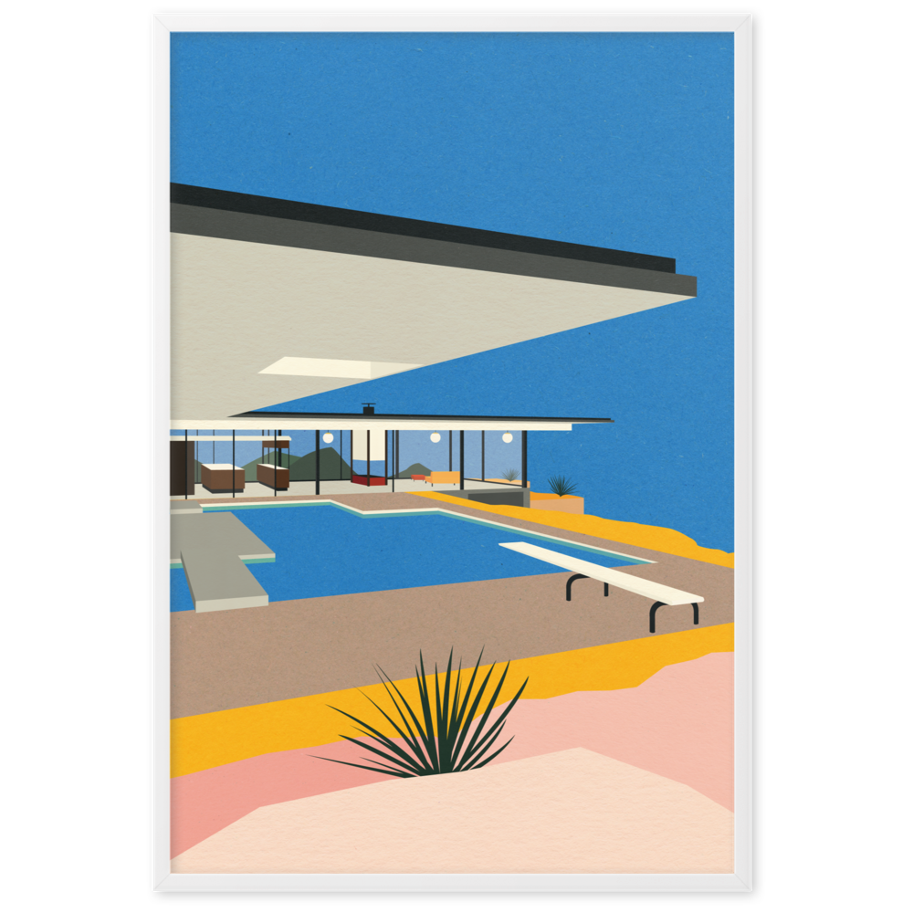 Framed Fine Art Print – LA Stahl House