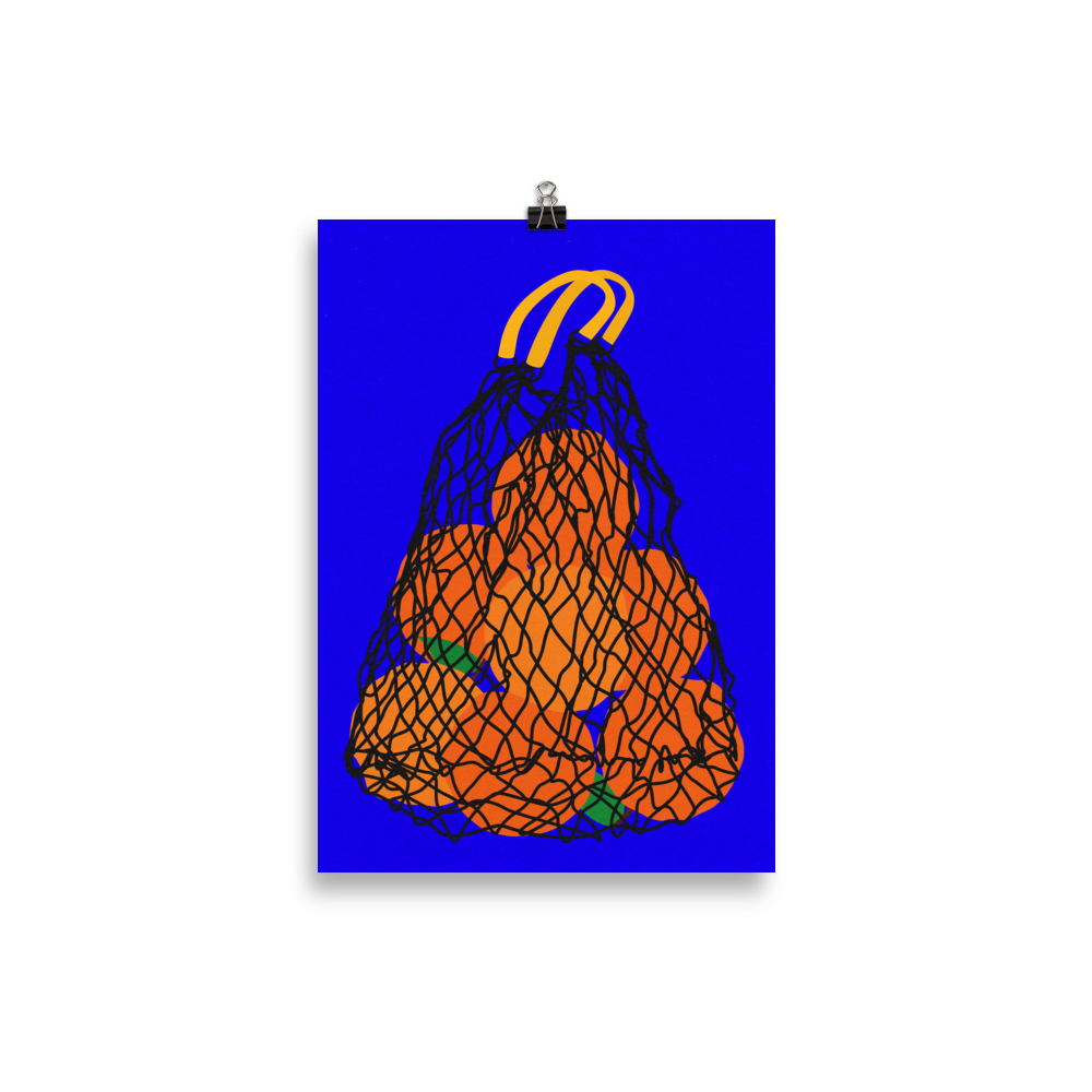 Fine Art Print – Oranges In A Net Bag