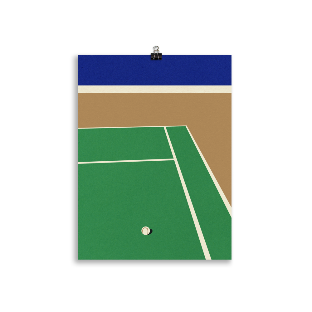 Poster Art Print Illustration – East Tennis Club