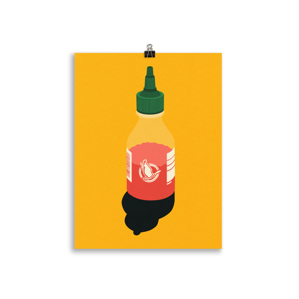 Poster Art Print Illustration – Chili Sauce