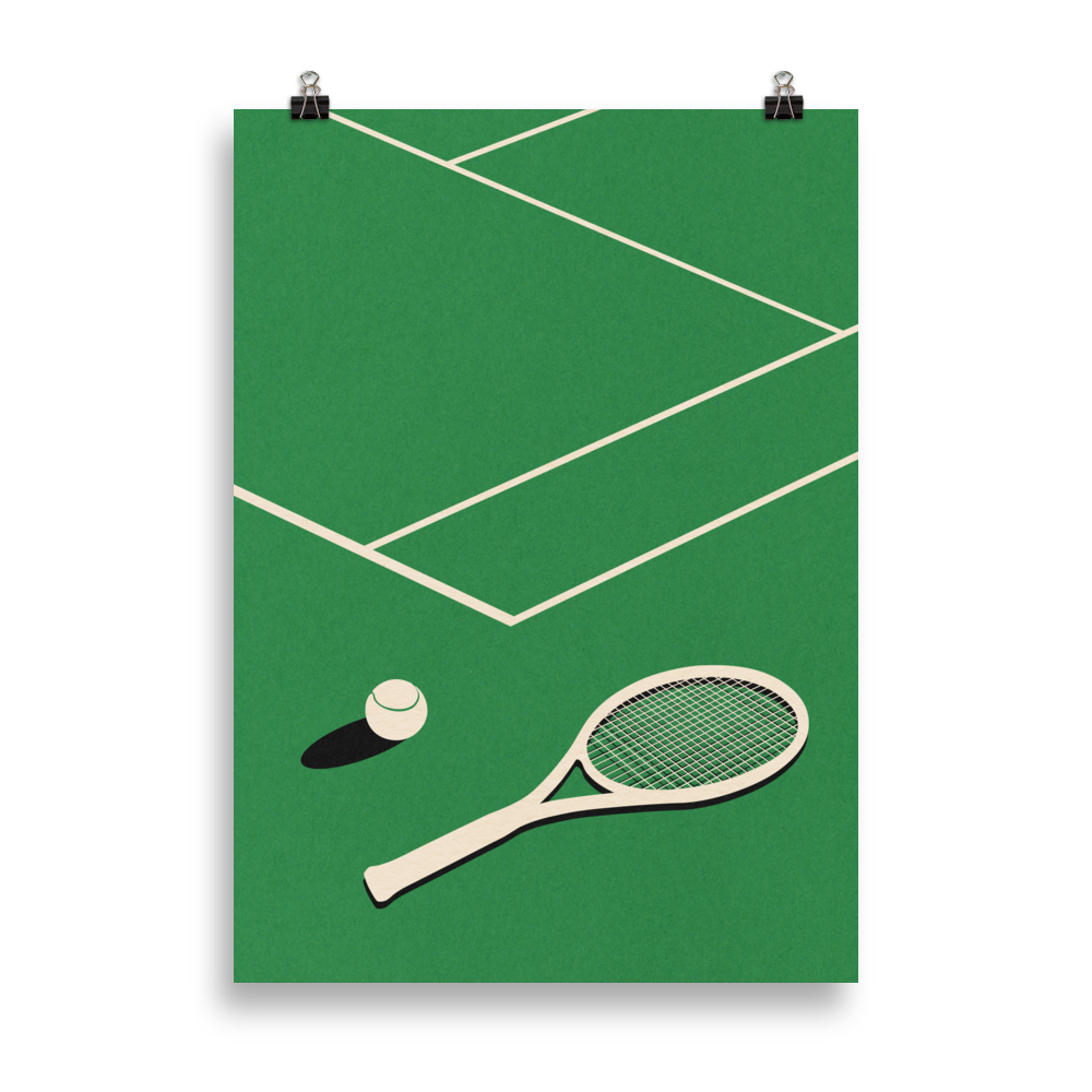 Poster Art Print Illustration – Rosi Feist Lawn Tennis Club