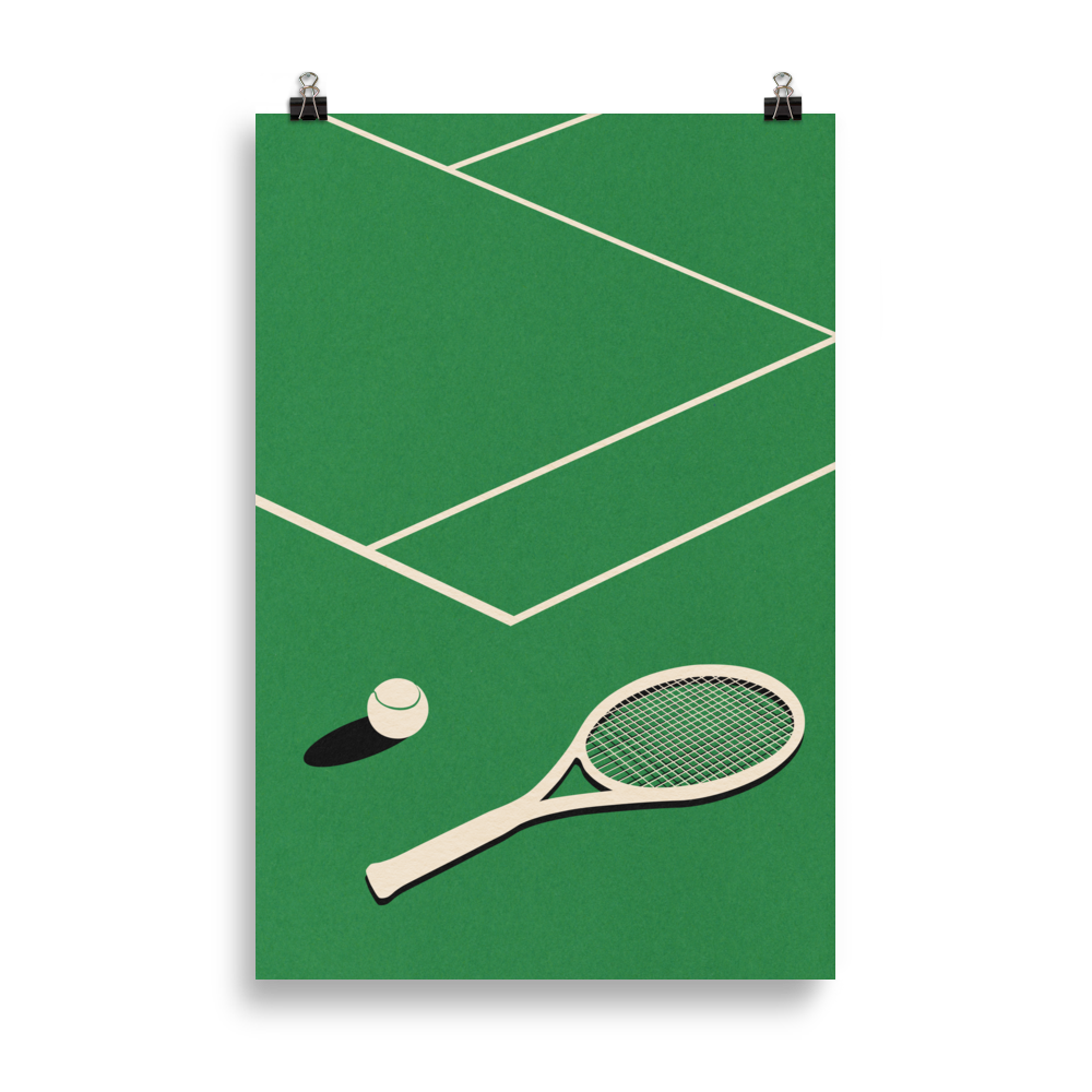 Poster Art Print Illustration – Rosi Feist Lawn Tennis Club