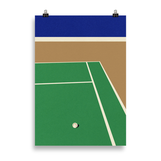 Poster Art Print Illustration – East Tennis Club
