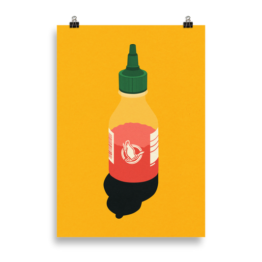 Poster Art Print Illustration – Chili Sauce