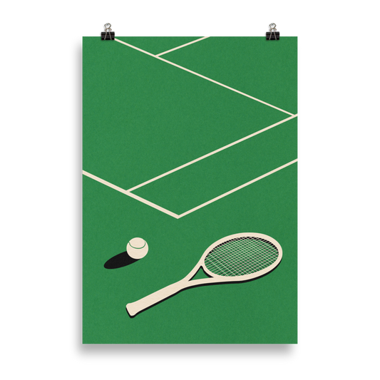 Poster Art Print Illustration – Rosi Feist Lawn Tennis Club