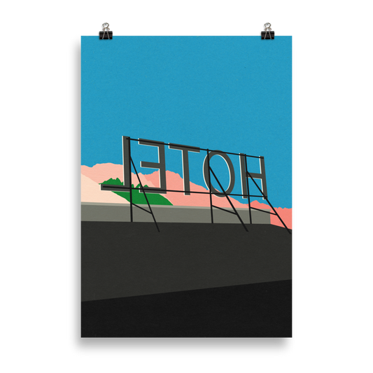 Poster Art Print Illustration – On Vacation In Tirol