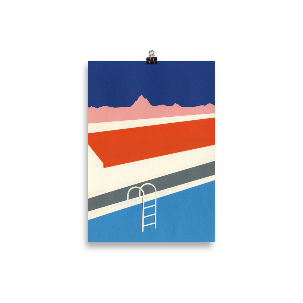 Poster Art Print Illustration – Keoughs Hot Springs