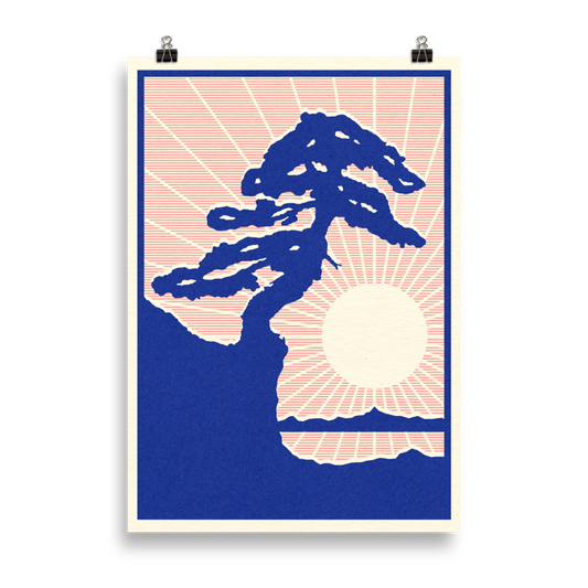 Poster Art Print Illustration – Montana De Oro Stat Park