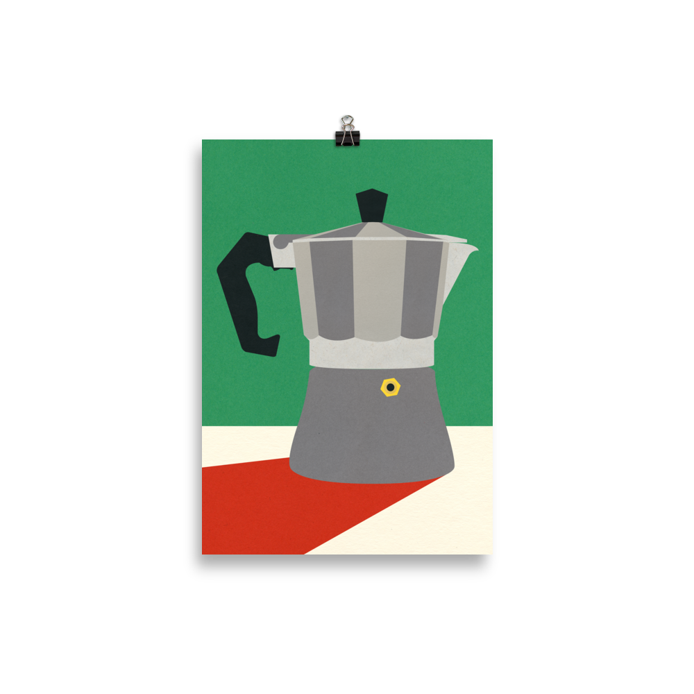 Poster Art Print Illustration – Coffee Maker