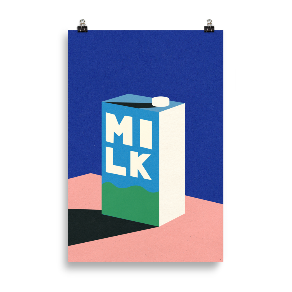 Poster Art Print Illustration – MILK