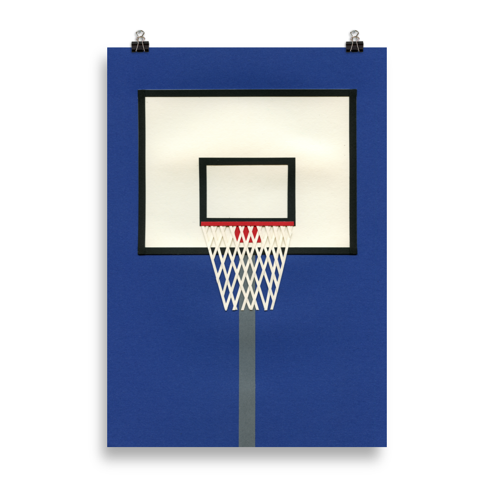 Poster Art Print Illustration – Oakland Basketball Team III
