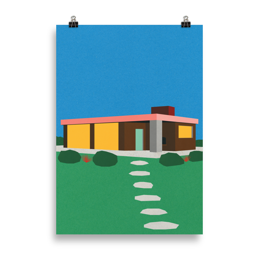 Poster Art Print Illustration – The Elster House