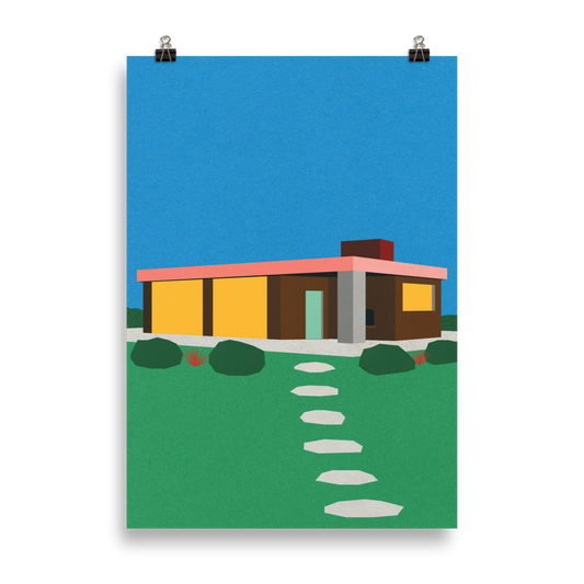 Poster Art Print Illustration – The Elster House