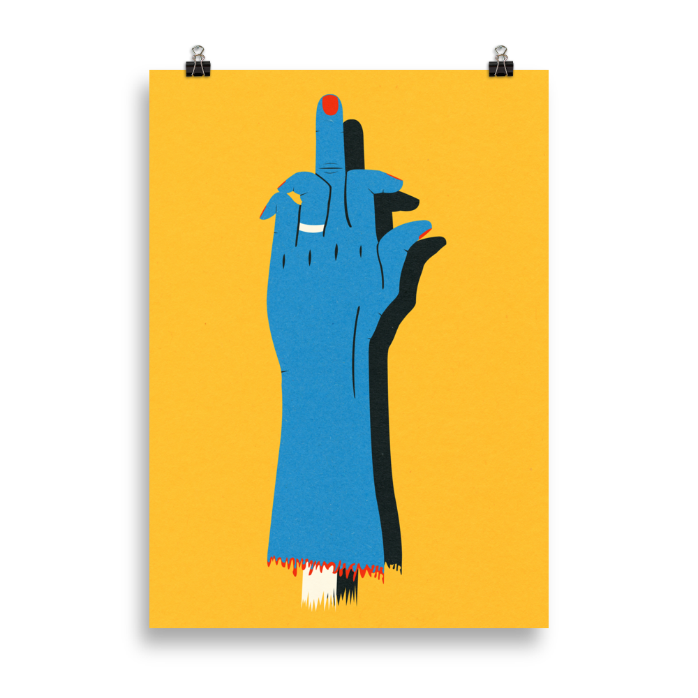 Poster Art Print Illustration – F**K OFF!