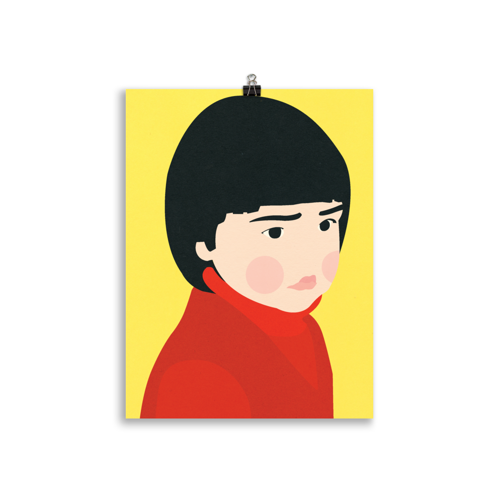 Poster Art Print Illustration – Osaka Girl