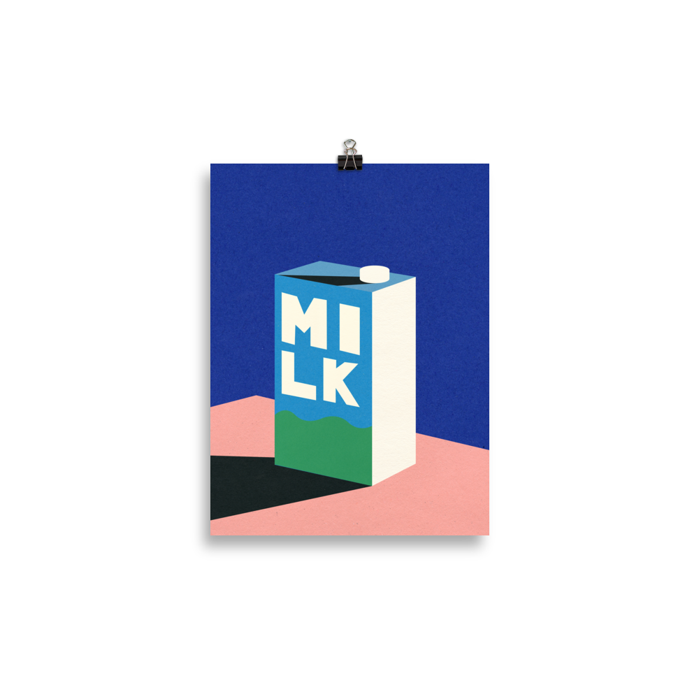 Poster Art Print Illustration – MILK