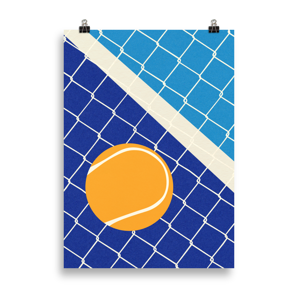 Poster Art Print Illustration – Matchball