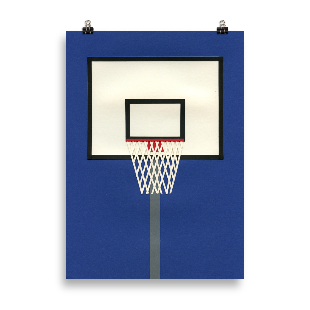 Poster Art Print Illustration – Oakland Basketball Team III