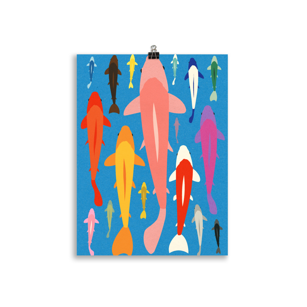Poster Art Print Illustration – KOI