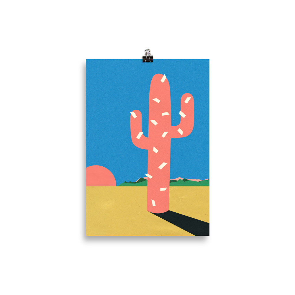 Poster Art Print Illustration – Sierra Nevada IX