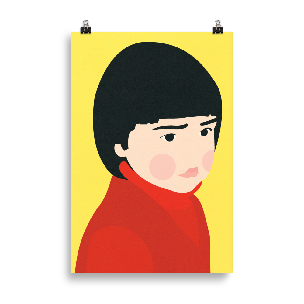 Poster Art Print Illustration – Osaka Girl