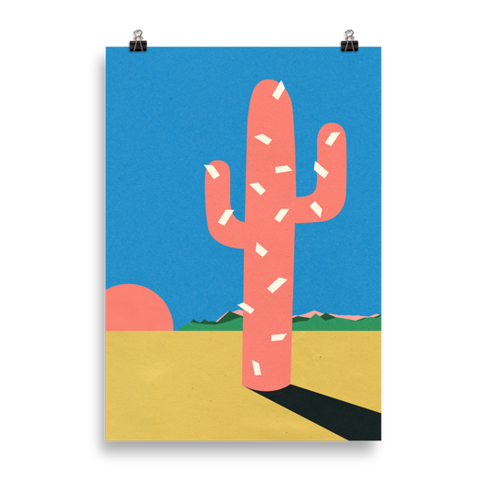 Poster Art Print Illustration – Sierra Nevada IX