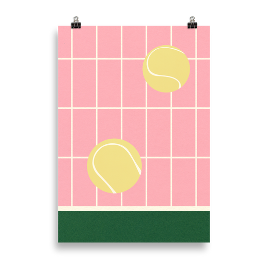 Poster Art Print Illustration – Tennis Kitchen
