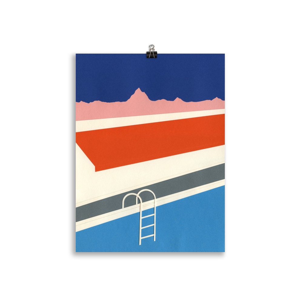 Poster Art Print Illustration – Keoughs Hot Springs