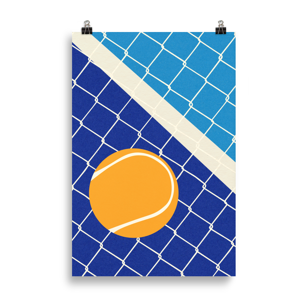 Poster Art Print Illustration – Matchball