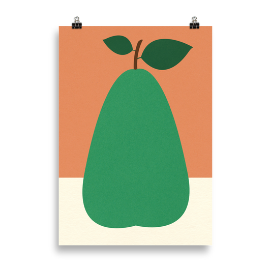 Poster Art Print Illustration – Pear