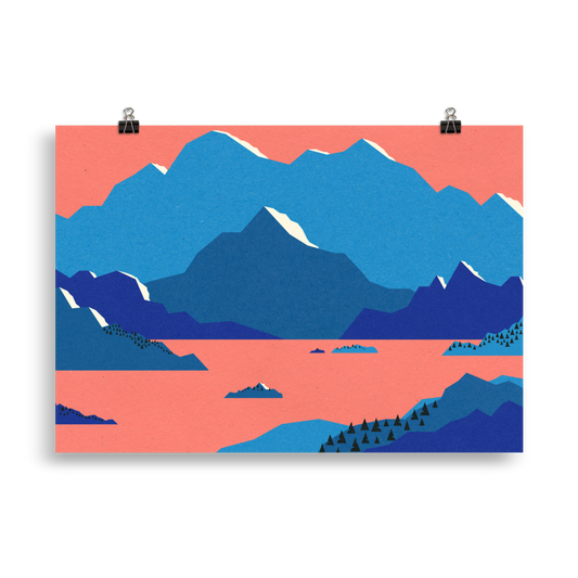Poster Art Print Illustration – Swedish Mornings II