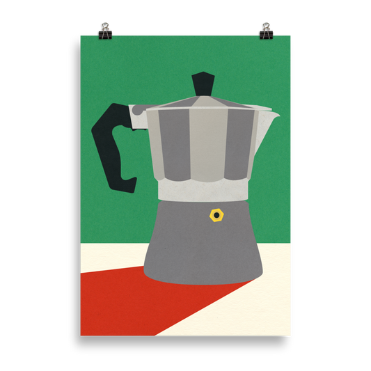 Poster Art Print Illustration – Coffee Maker