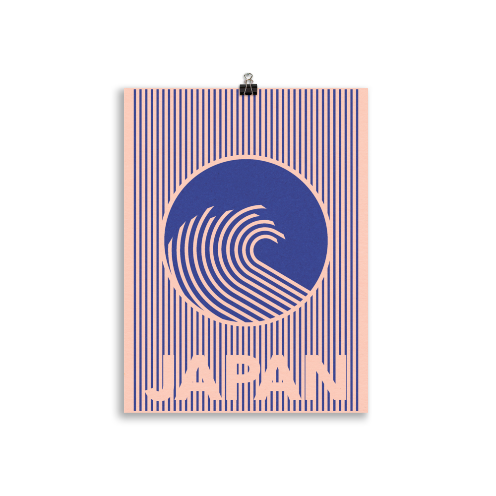 Poster Art Print Illustration – The Great Wave Of Japan