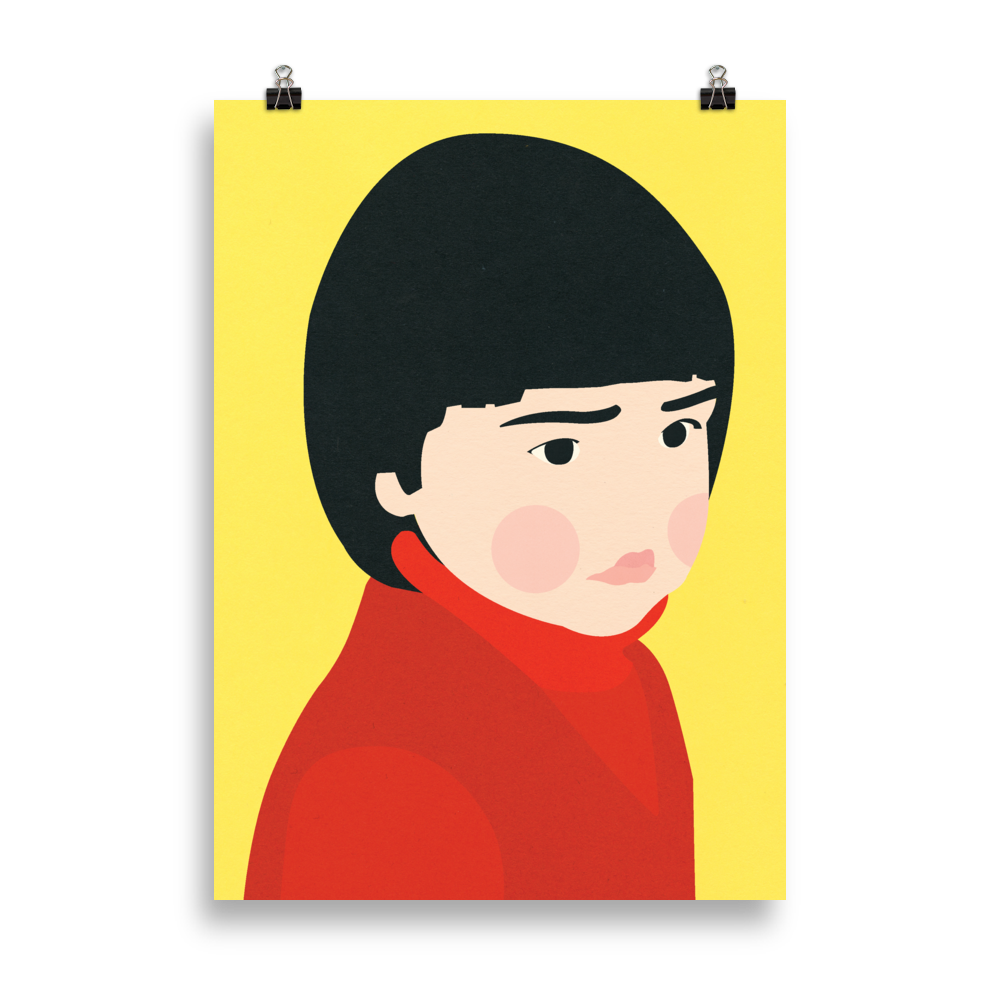 Poster Art Print Illustration – Osaka Girl
