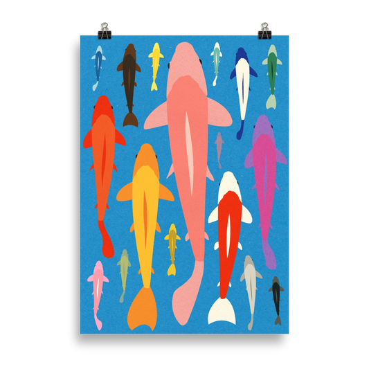 Poster Art Print Illustration – KOI