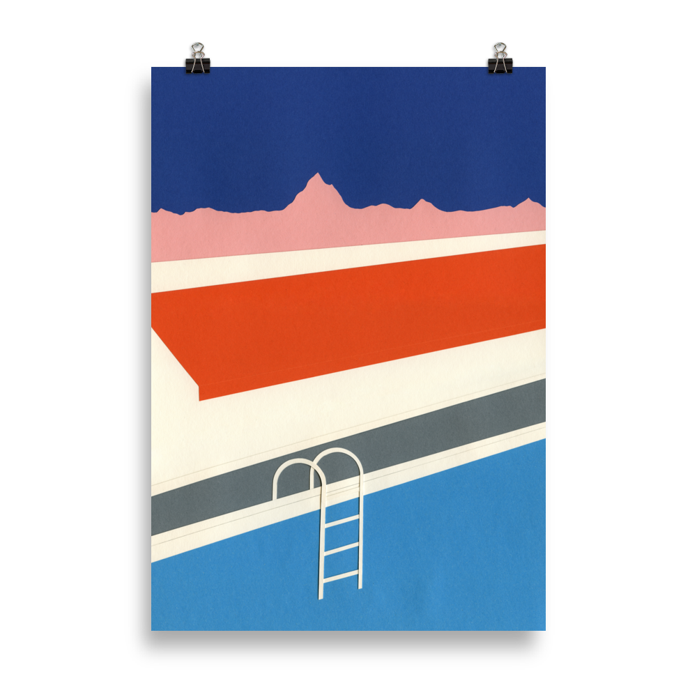 Poster Art Print Illustration – Keoughs Hot Springs