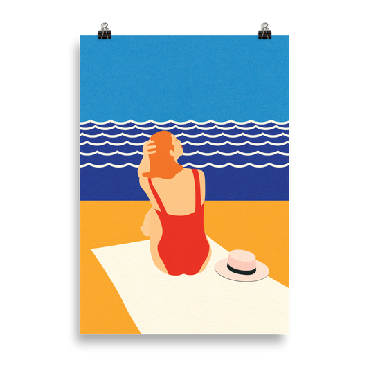 Poster Art Print Illustration – Still Summer