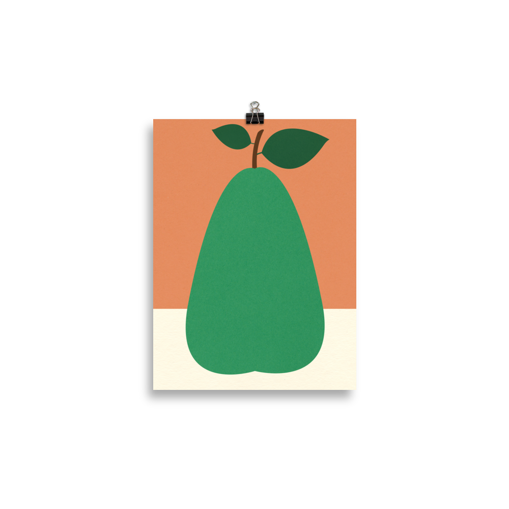 Poster Art Print Illustration – Pear