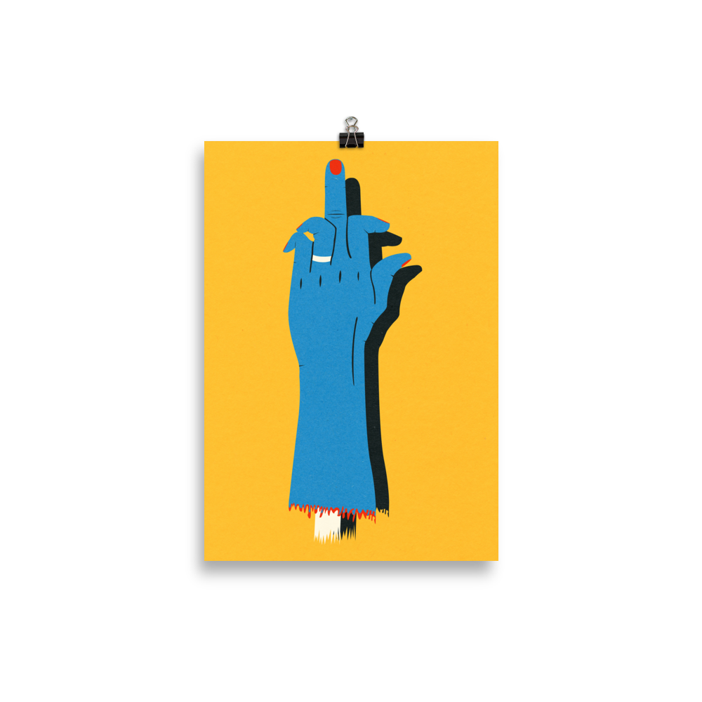 Poster Art Print Illustration – F**K OFF!